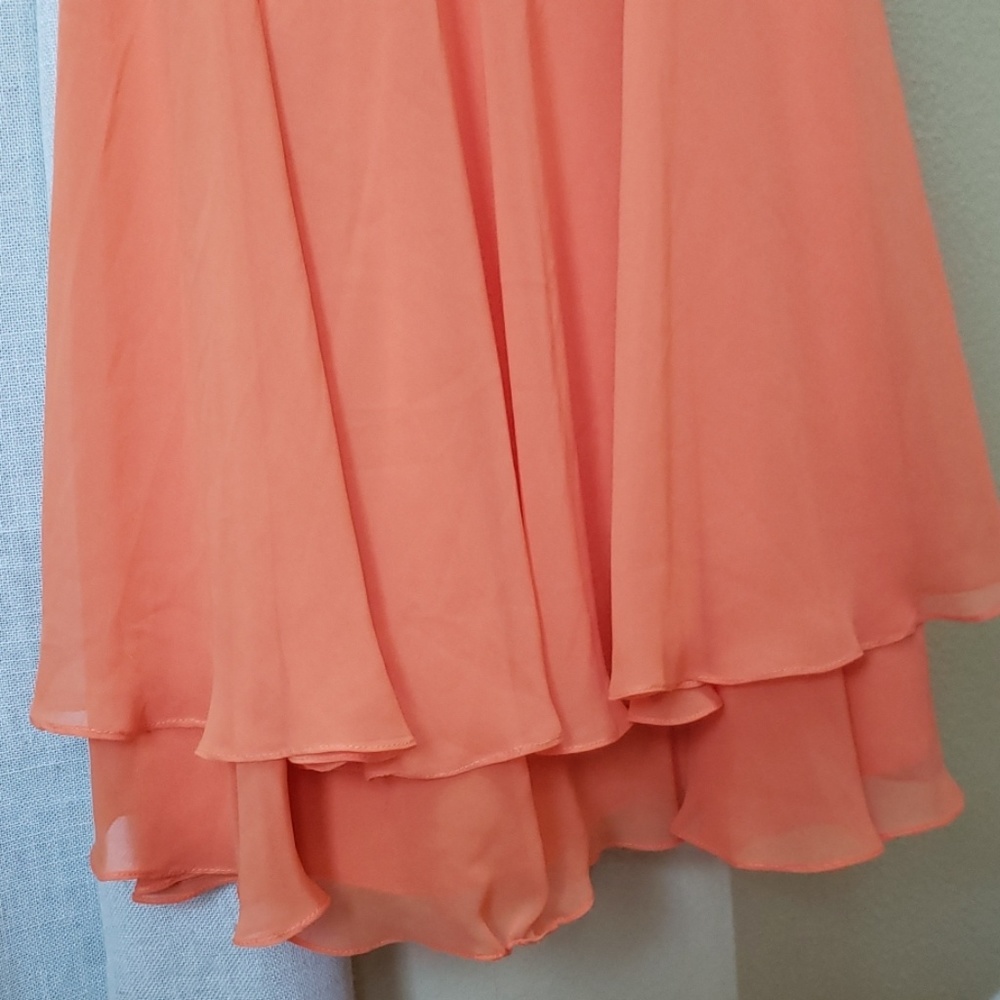 Gorgeous bright orange party dress NWT - Picture 4 of 8